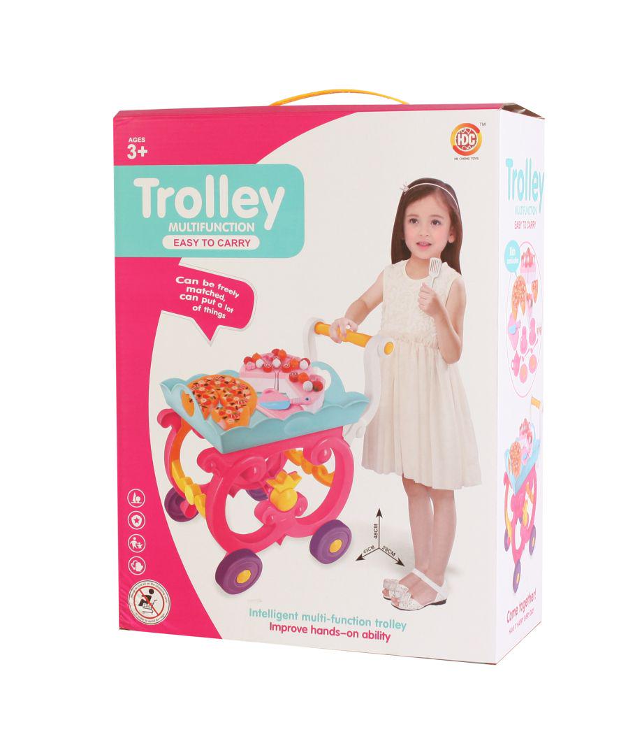 Набор детский Trolley с тележкой и посудой Multicolor (1690265549)