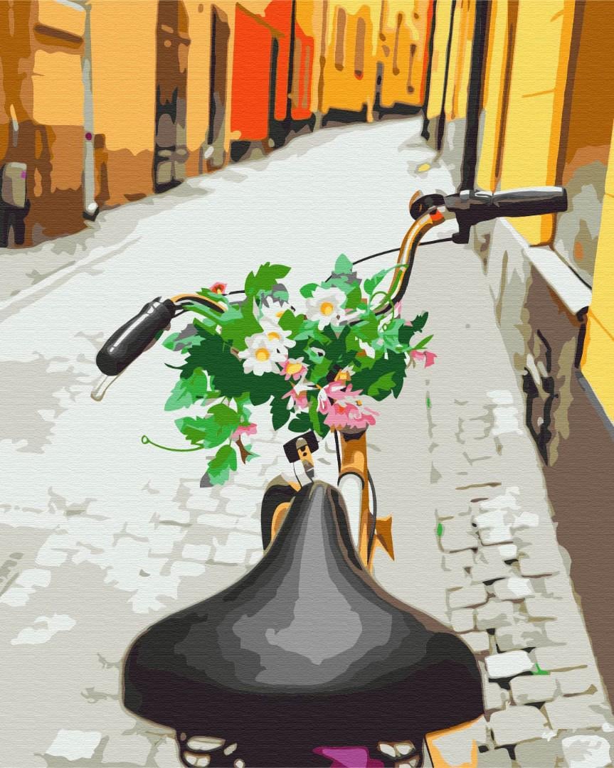 Картина по номерам Brushme Велопрогулка старым городом 40x50 см (BS52583)