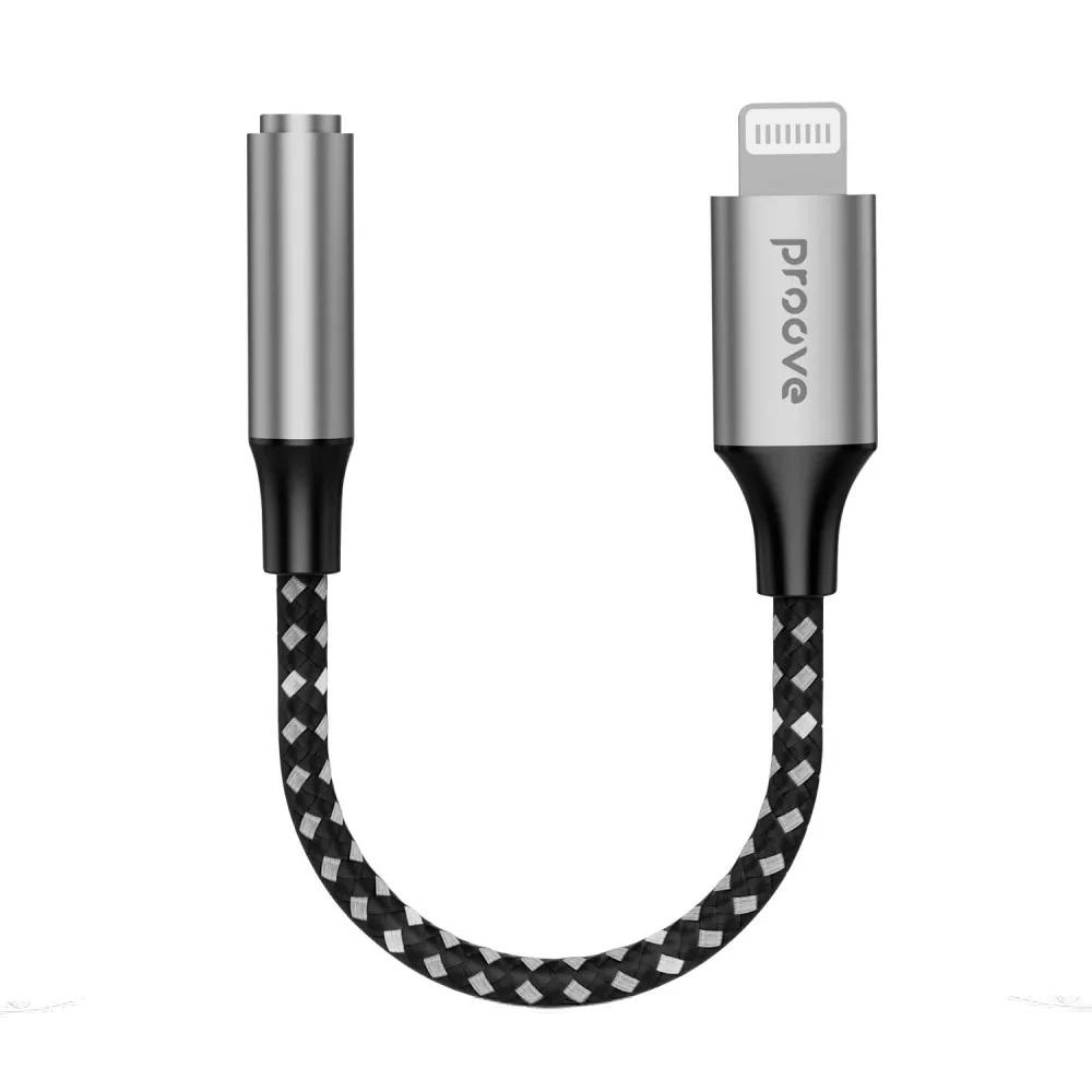 Адаптер Proove SoundMesh Lightning 3,5 мм Hi-Fi 14 см (ACSM00005101)