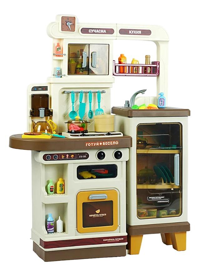 Игровой набор кухня TK Union Group кулер и кран с водой/подсветка/парогенератор Разноцветный (153022)