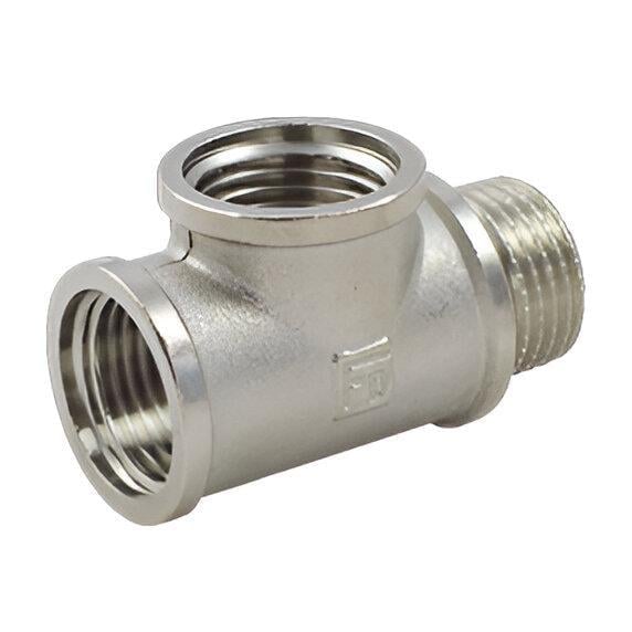 Тройник FADO Srl 1/2" ВВЗ никелированная латунь (TK-T31)