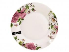 Тарелка Interos Пион мелкая фарфоровая 175 мм (5600 C)