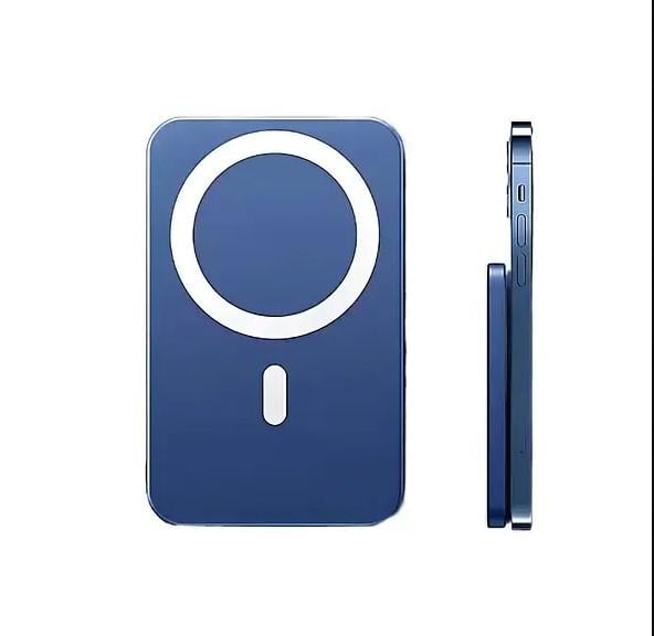 Повербанк Remax RPP-65 MagSafe Magnetic Wireless 10000 mAh 20W Blue