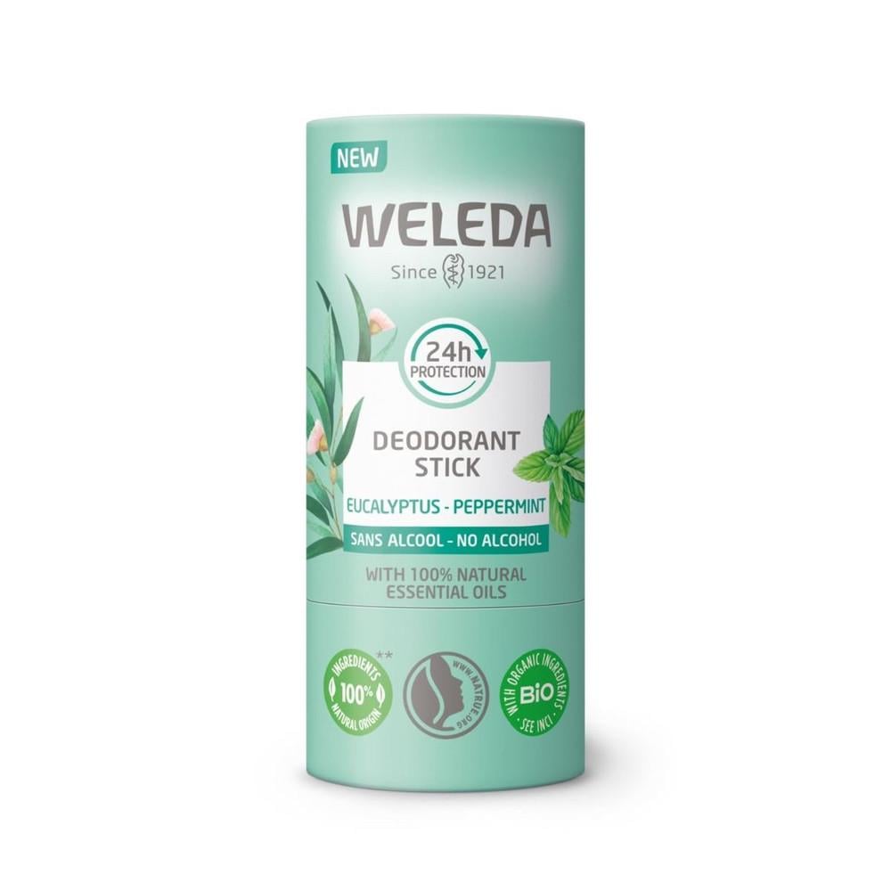 Дезодорант-стек натуральный Weleda Eaucalyptus-Peppermint для чувствительной кожи 50 г (2491709686)