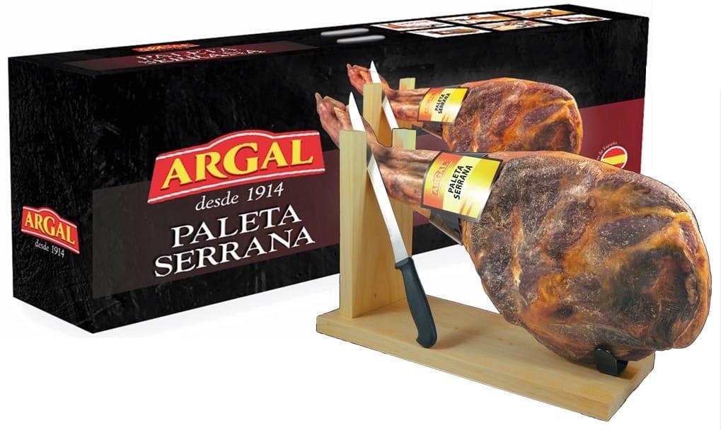 Хамон Нога 4,2 кг/підставка/ніж Argal Paleta Serrana