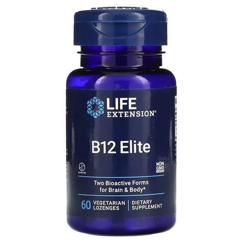 Кобаламин Life Extension B12 Elite 60 Lozenges (LEX-24196)