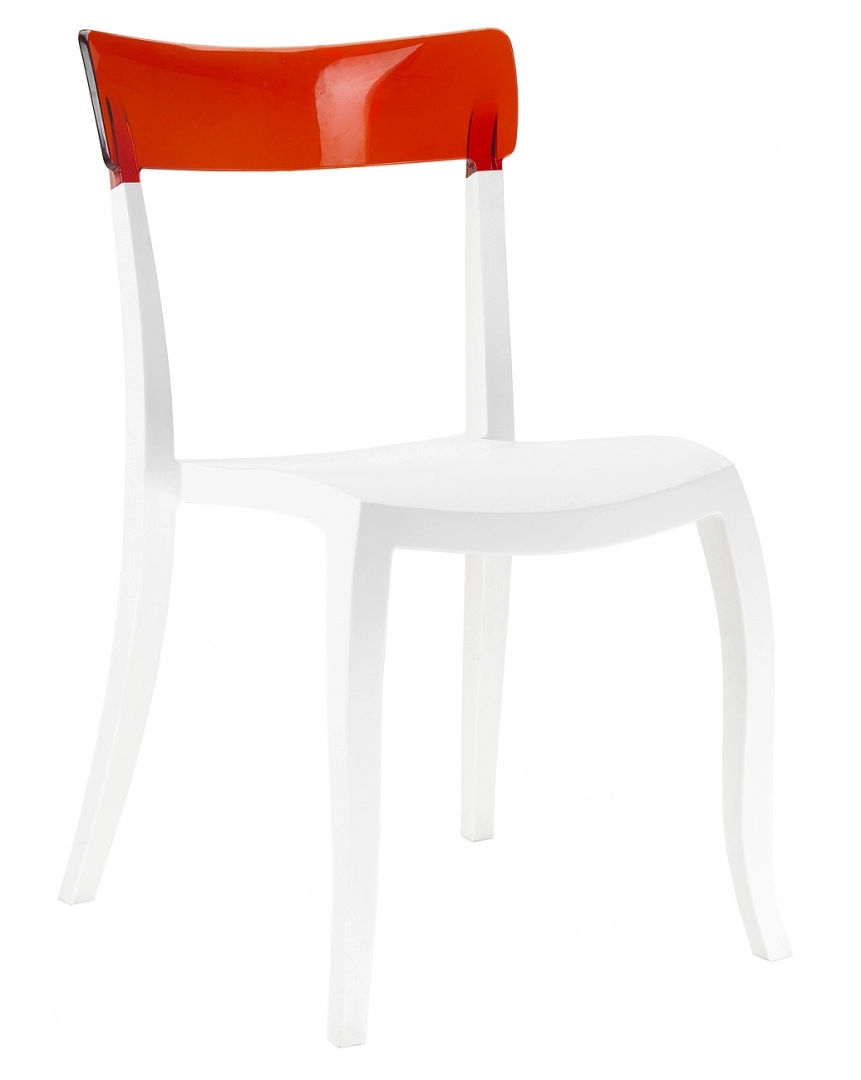 Стул Litolan Papatya Hera-S White Красный (DR002075)