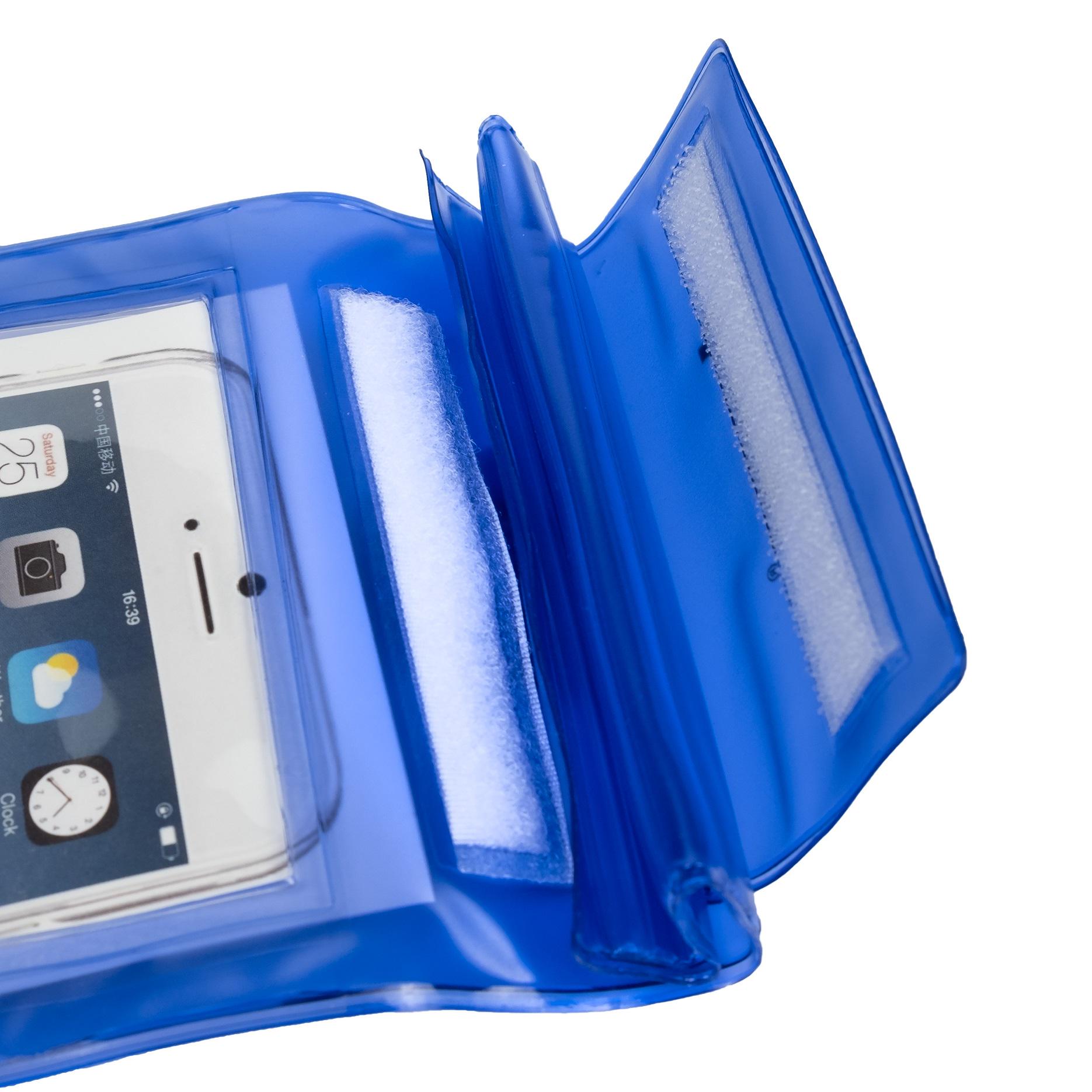 Гермопакет для мобильного телефона Tramp 11х21,5 см Синий (UTRA-252) - фото 3