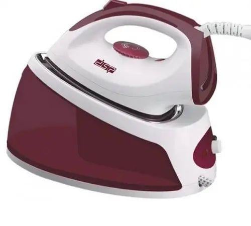 Утюг с парогенератором DSP KD-1059 1,8 л 20 г/мин 2400 Вт 220-240 В 24,5х35 см с вертикальным отпариванием Бело-красный