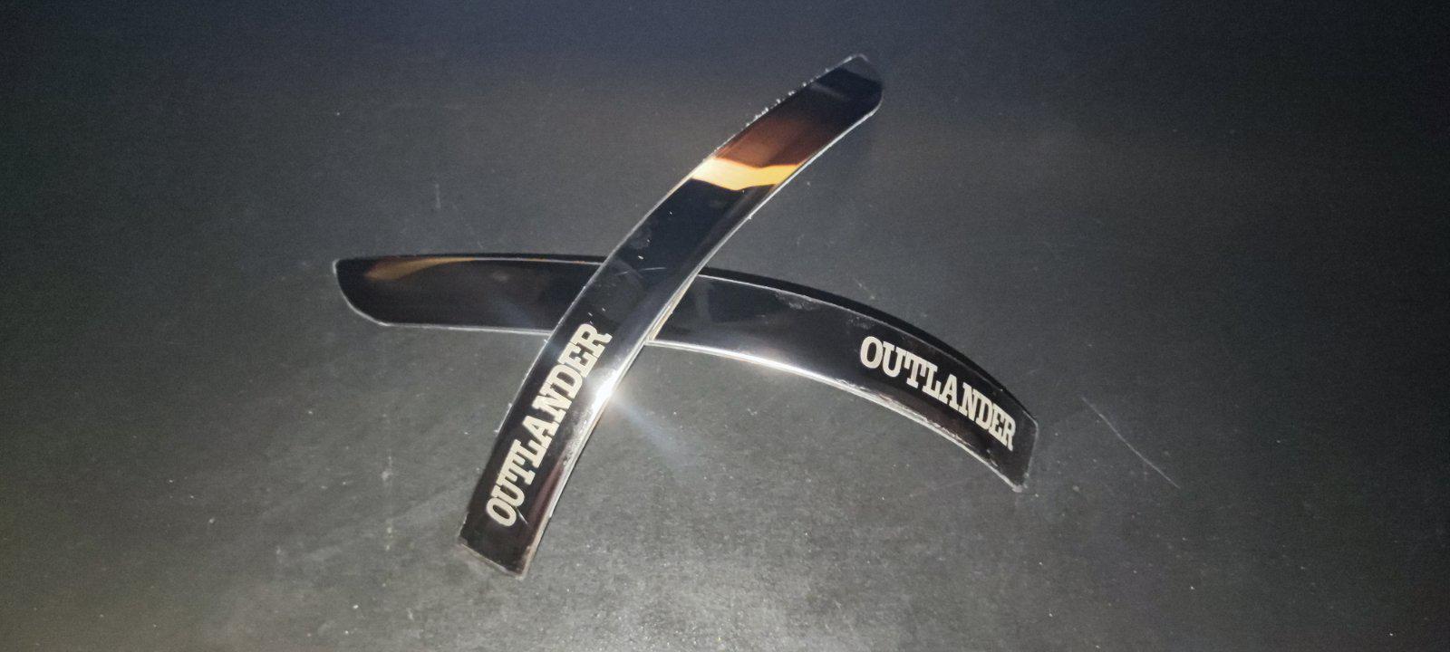 Накладки на дзеркала Mitsubishi Outlander 3 XL з написом Outlander 2 шт. (27489994) - фото 2 Накладки на дзеркала Mitsubishi Outlander 3 XL з написом Outlander 2 шт. (27489994) - фото 2