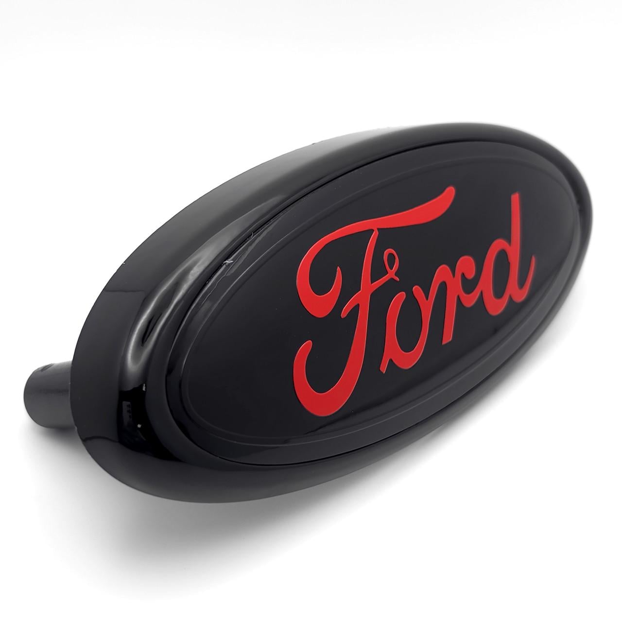 Емблема логотип Ford 147х63 мм Чорний/Червоний (4M518216AA)