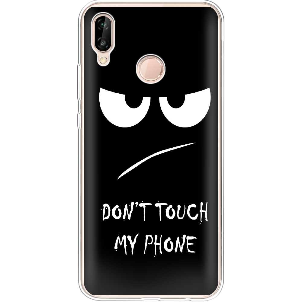 Чехол Boxface Huawei P20 Lite Don't Touch my Phone Прозрачный силикон (33127-up535-33127)