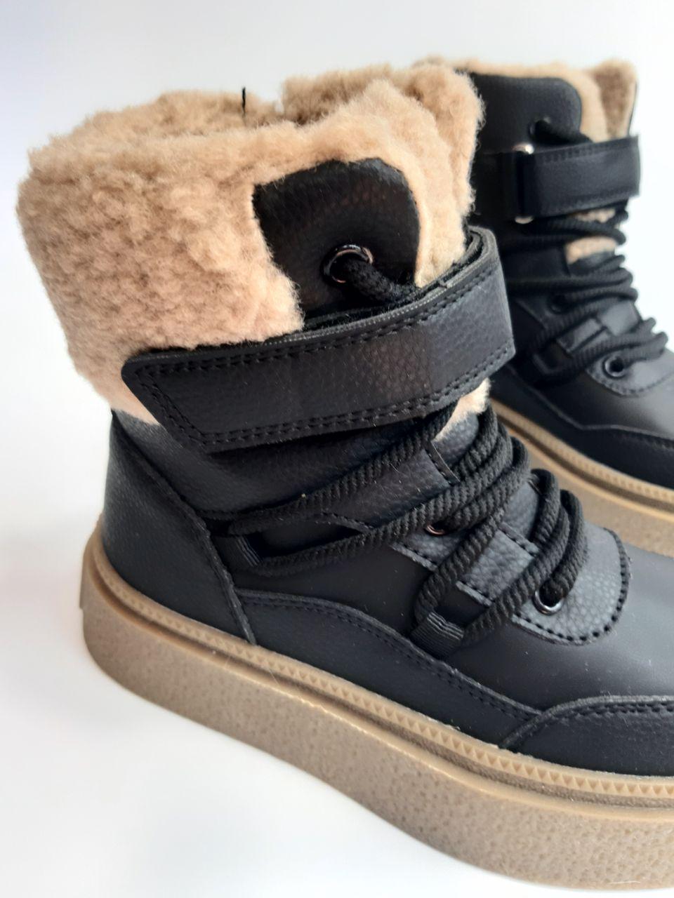 Ботинки зимние Clibee для девочки р. 33 21,3 см Черный (601 HC black) - фото 4 Ботинки зимние Clibee для девочки р. 33 21,3 см Черный (601 HC black) - фото 4