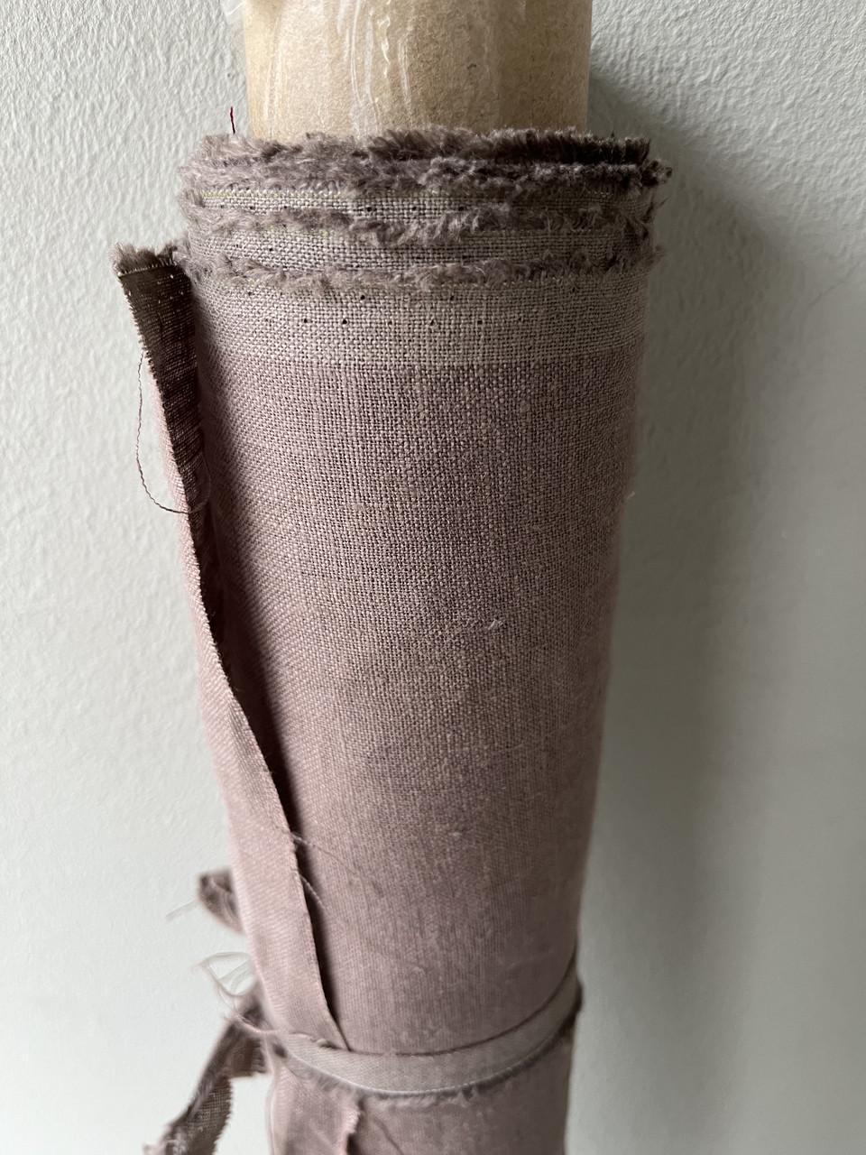 Ткань костюмная LINEN PLUS 100% лен 150 см 1637 Светло-коричневый - фото 4
