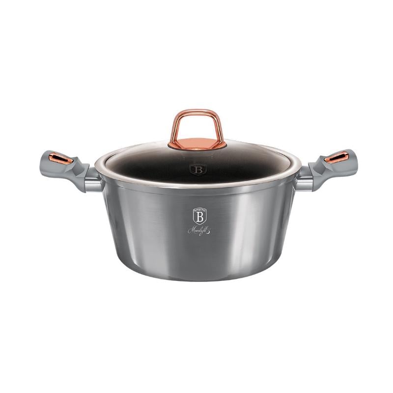 Каструля з кришкою Berlinger Haus BH-6012 4,1 л Сірий (14380569)