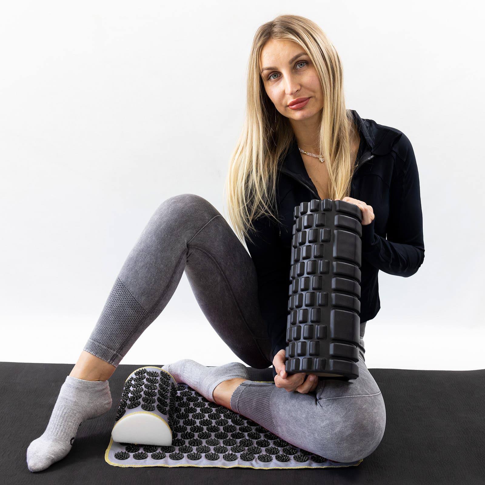 Набор OSPORT Set 111 коврик для йоги/аппликатор Кузнецова/массажный ролик (n-0144-01-0301-01) - фото 3 Набор OSPORT Set 111 коврик для йоги/аппликатор Кузнецова/массажный ролик (n-0144-01-0301-01) - фото 3