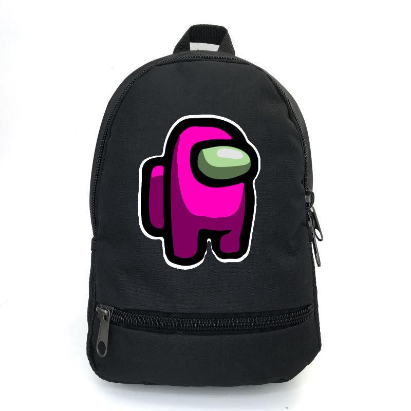 Школьный рюкзак BIG School Bag с принтом Among Us-07 43х30х17 см 22 л Черный (2314375287)