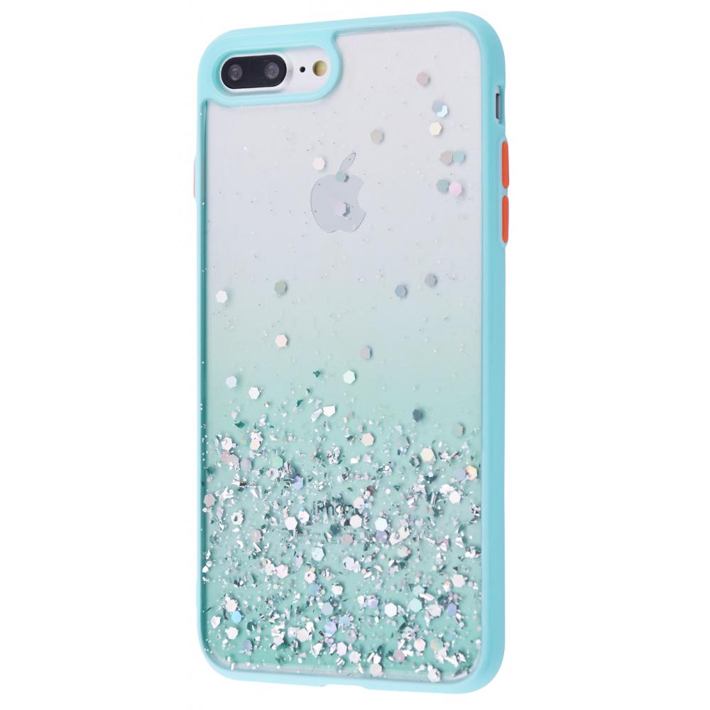 Чехол PRC WAVE Sparkles case TPU для iPhone 7 Plus/8 Plus Green