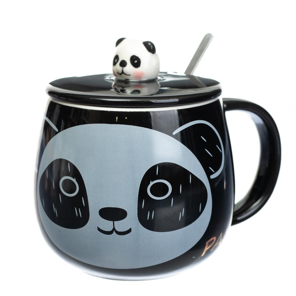 Керамическая чашка Elisey Panda довольный 450 мл (8805-029)