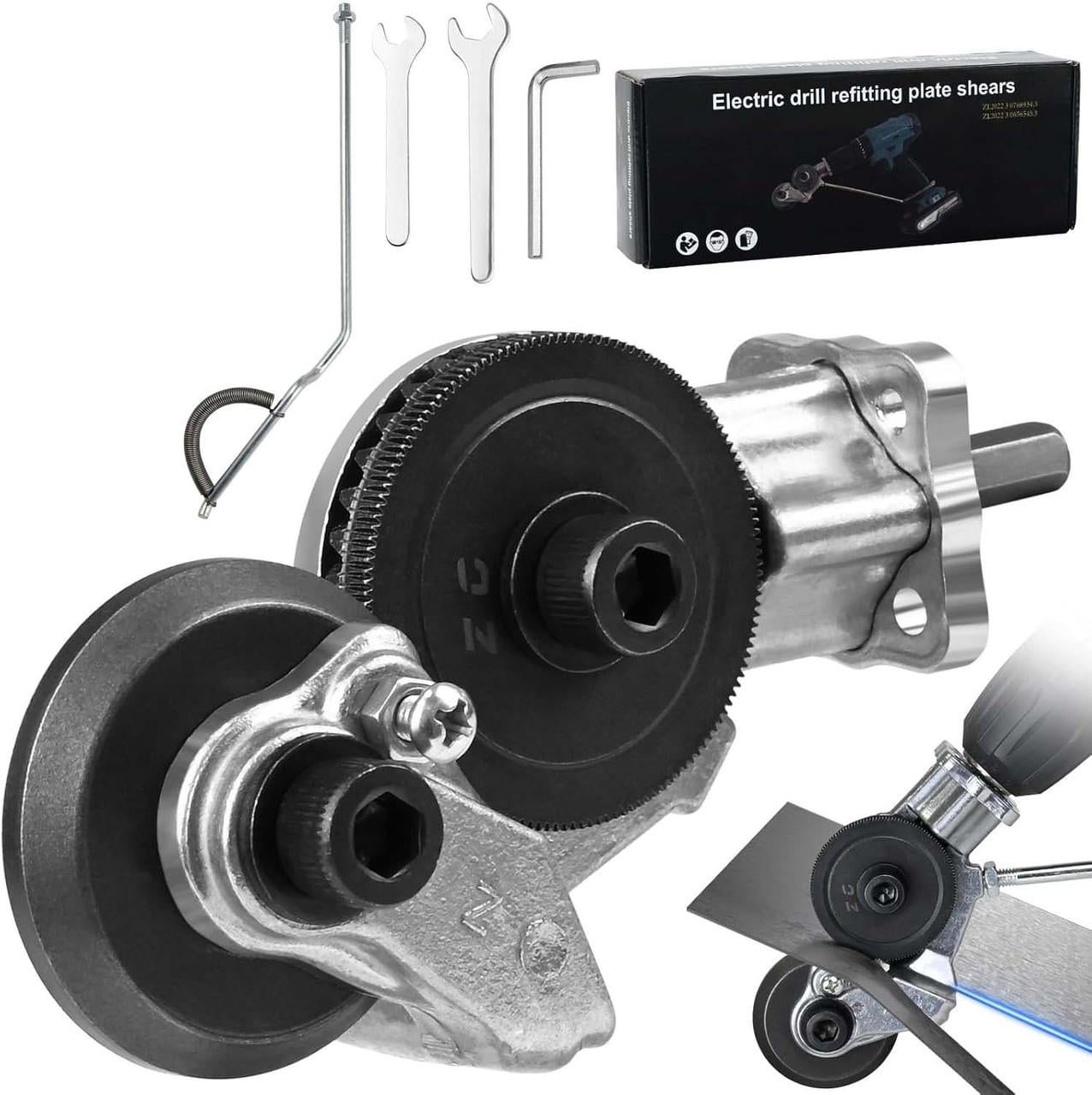 Адаптер дриля і шуруповерта TooLH для нарізки металу