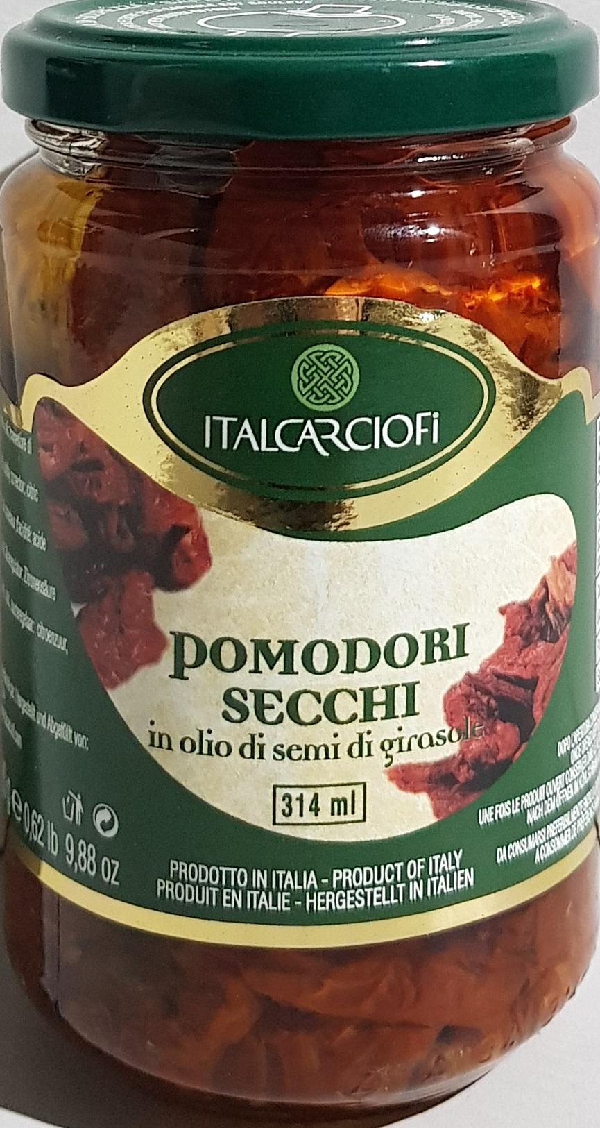 Томати в'ялені Italcarciofi в олії 314 мл  (12987812)