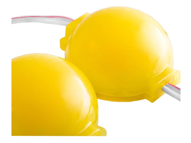 Модуль світлодіодний LEDUA СОВ 12V 2W 36x36 мм Жовтий (3179) - фото 4