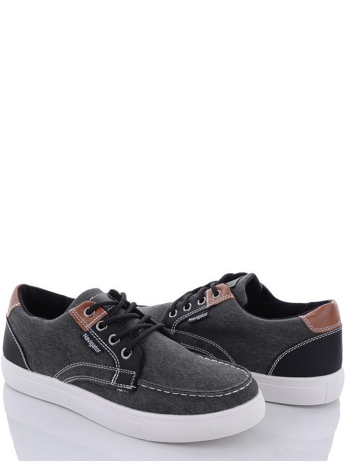 Кеды текстильные Navigator A2570-1 р. 44 Черный