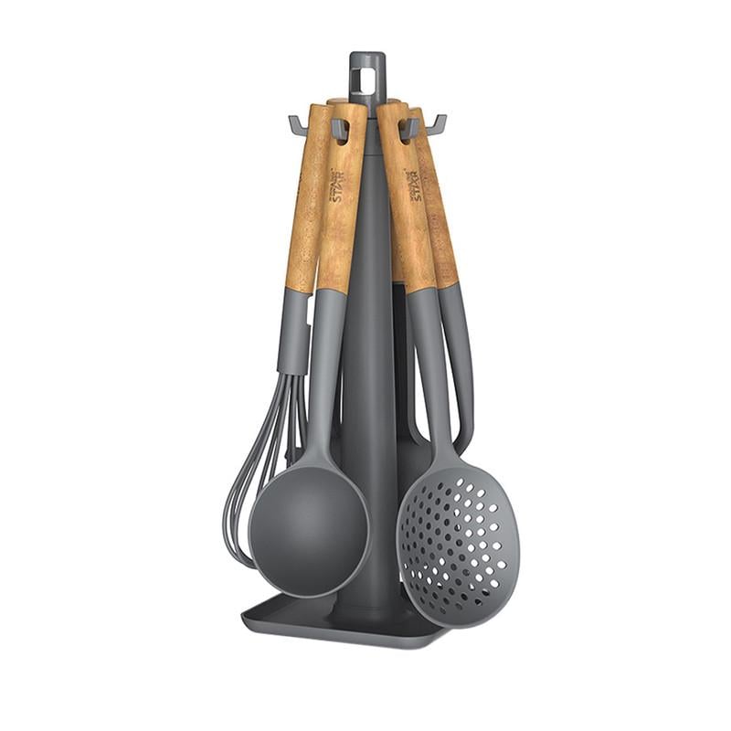 Набор кухонных принадлежностей WINNINGSTAR ST-7507 6 пр. Gray