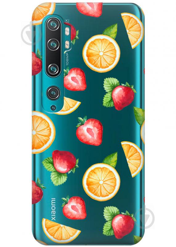 Прозрачный силиконовый чехол iSwag для Xiaomi Mi Note 10 Pro с рисунком - Фруктовый дизайн (H342) Прозрачный силиконовый чехол iSwag для Xiaomi Mi Note 10 Pro с рисунком - Фруктовый дизайн (H342)