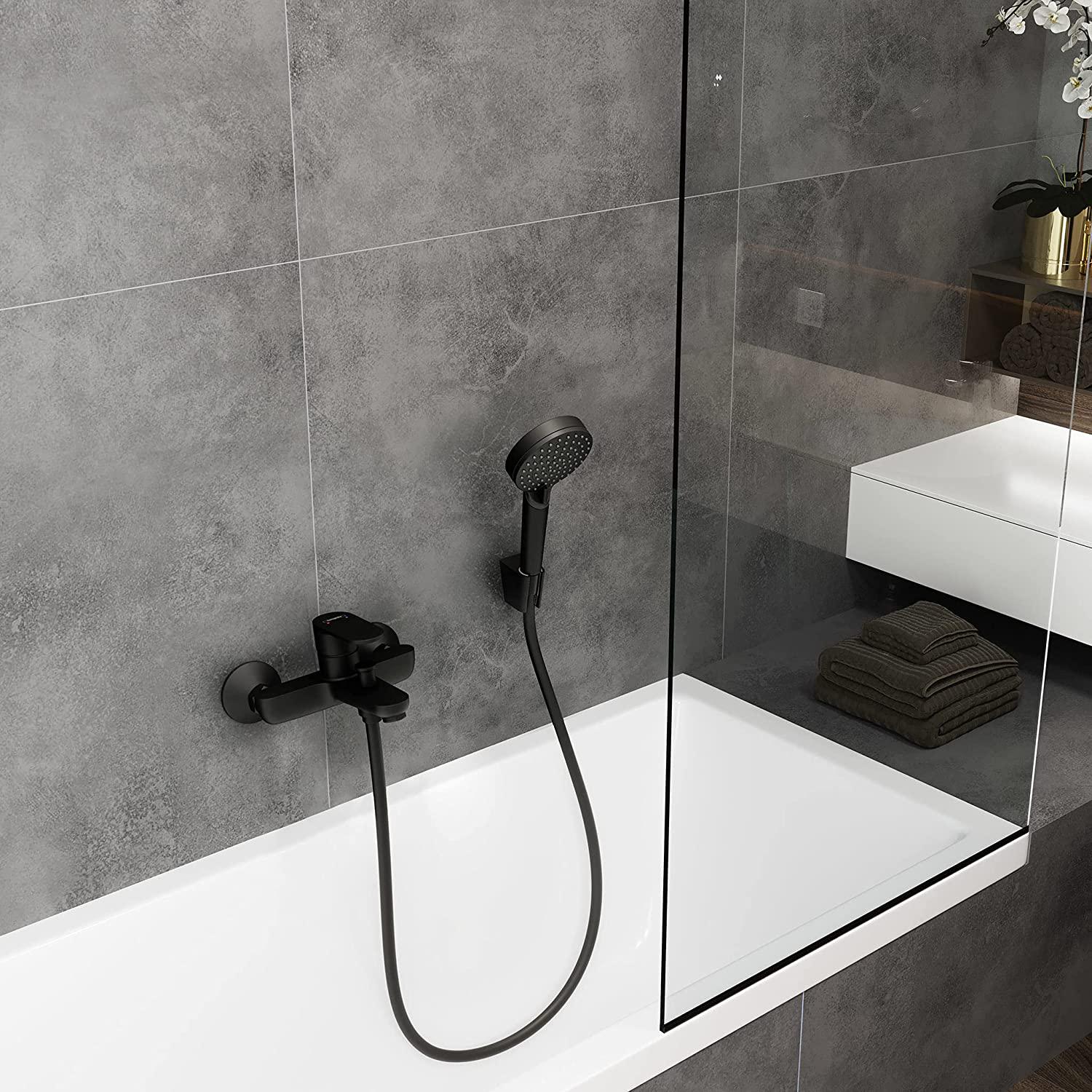 Змішувач для ванної Hansgrohe Vernis BLEND 71440670 одноважільний Чорний (102969) - фото 3