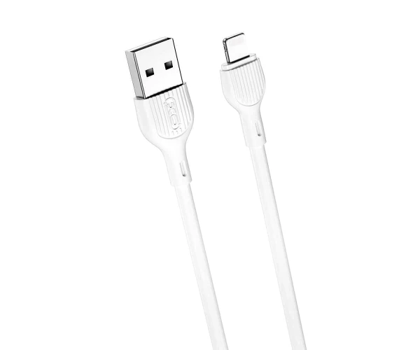Кабель дата Xo NB200 Quick Charge USB to Lightning 2,1 A 2 м White