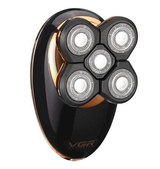 Набір чоловічий для догляду за обличчям VGR 5в1 електробритва Waterproof IPX5/тример для носа/бороди (V-316) - фото 4 Набір чоловічий для догляду за обличчям VGR 5в1 електробритва Waterproof IPX5/тример для носа/бороди (V-316) - фото 4