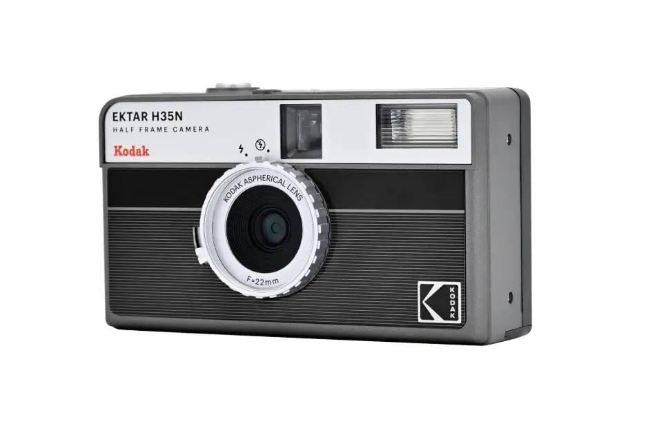 Фотоаппарат пленочный Kodak Ektar H35N полосатый Черный - фото 3