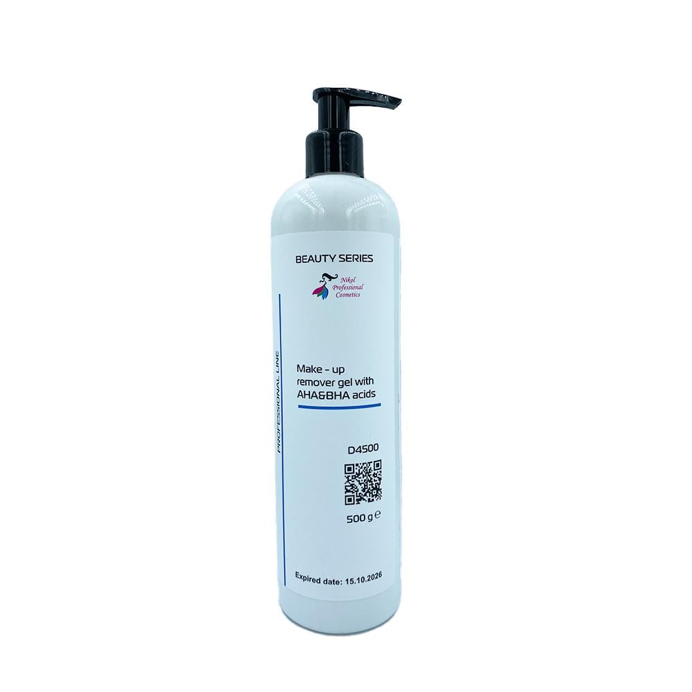Гель демакияжный очищающий с кислотами АНА&BHA (d4500)