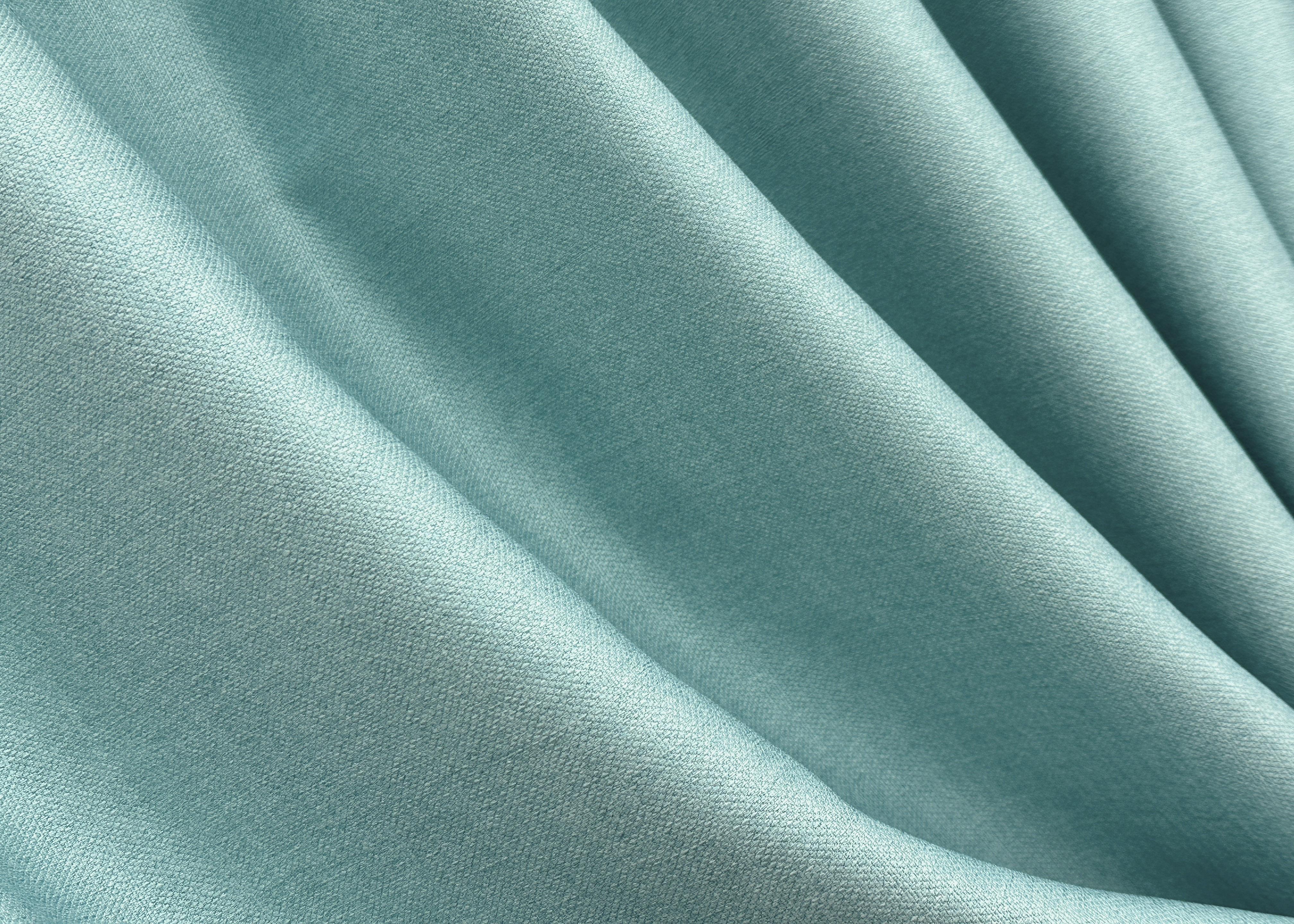 Комплект штор на люверсах VR-Textil Шенил однотонный № 1697ш 150х250 см 2 шт. Светло-бирюзовый (37-0236) - фото 7 Комплект штор на люверсах VR-Textil Шенил однотонный № 1697ш 150х250 см 2 шт. Светло-бирюзовый (37-0236) - фото 7