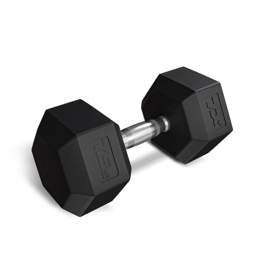 Гантеля шестигранная прорезиненная TREX Sport TX-075RD 7,5 кг (5188)