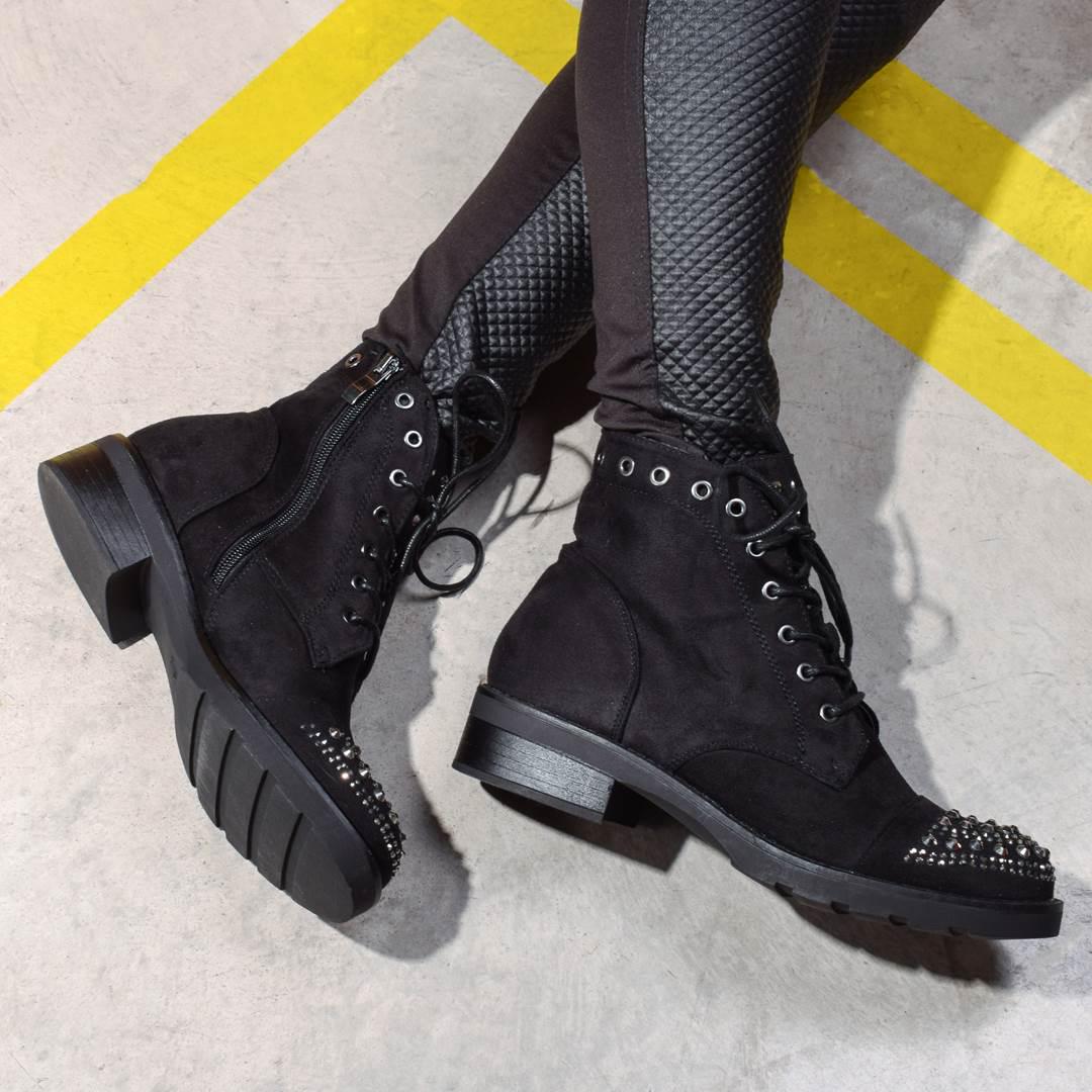 Черевики жіночі зі стразами 324243 р. 36 23 см