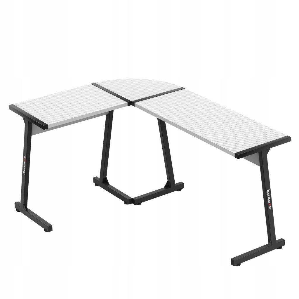 Компьютерный стол Huzaro Hero 6.0 геймерский угловой White (28491424)
