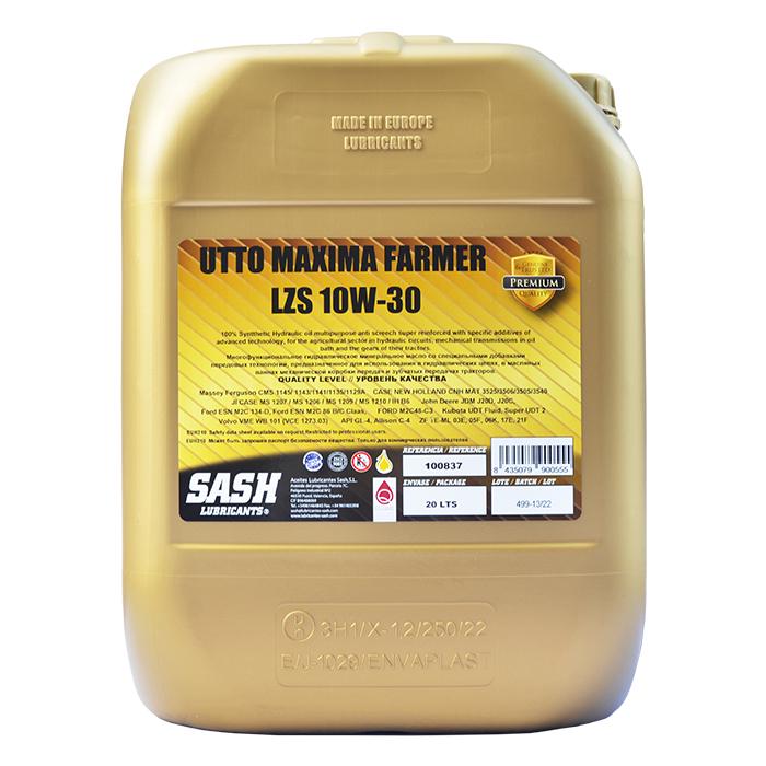 Моторное масло автомобильное SASH UTTO MAXIMA FARMER LZS 10W30 100837 20 л (151380)
