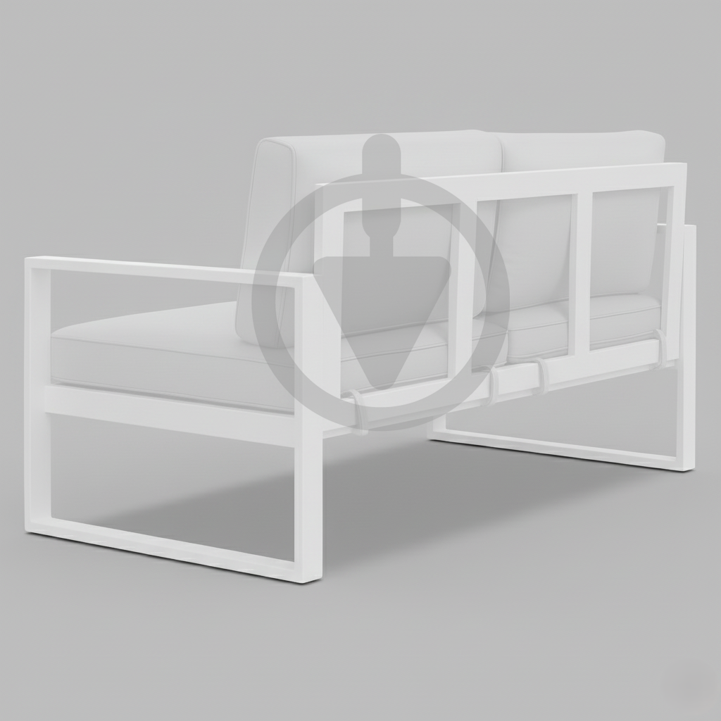 Диван металевий AVVS tech Бостон вуличний лофт з підлокітниками оксфорд 160 см Білий/Білий (30067118) - фото 3 Диван металевий AVVS tech Бостон вуличний лофт з підлокітниками оксфорд 160 см Білий/Білий (30067118) - фото 3