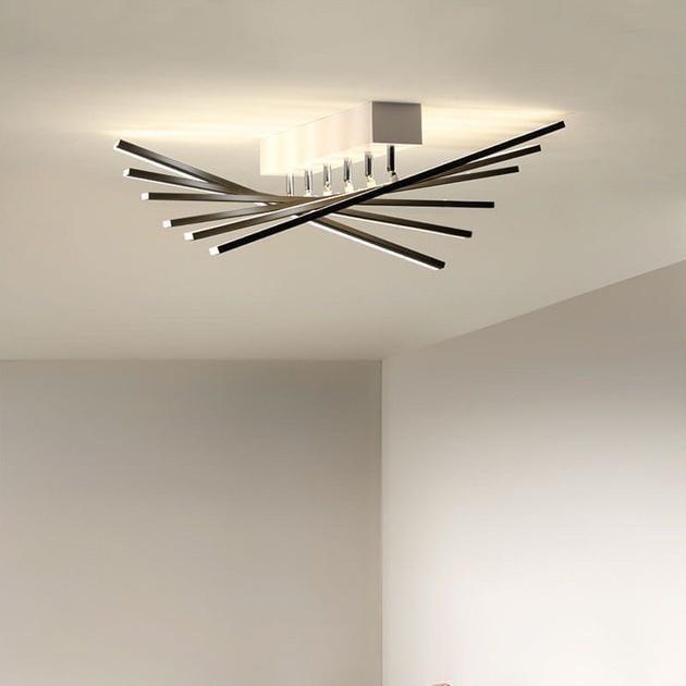 Люстра потолочная светодиодная Valeso V G4061-6 BK (00000140645)