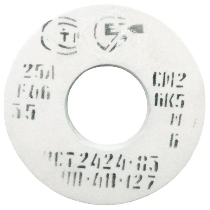 Круг шлифовочный ЗАК Запоріжабразив 25А F46-80 СТ-СМ электрокорунд 300х40х127 мм Белый (25309230)