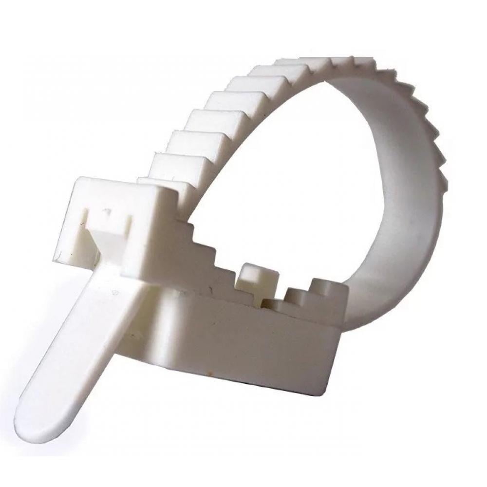 Крепеж ремешковый Polax КР-40 100 шт. Белый (37-049)