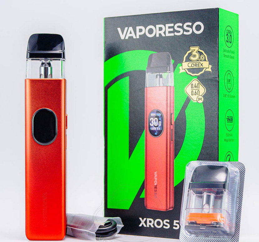 ᐉ Pod-система многоразовая Vaporesso Xros 5 Coral Red (22168) • Купить в  Киеве, Украине • Лучшая цена в Эпицентр