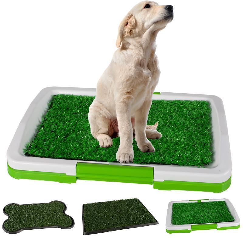 Туалет для собак та кішок Puppy Potty Pad кімнатний Зелений (ZB-1440) - фото 2