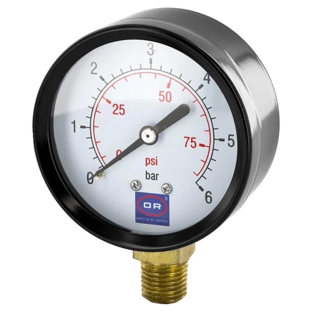Манометр радиальный Officine Rigamonti 0301.025 1/4" 25 бар 63 мм (AKD4939)