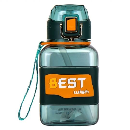 Бутылка для спорта Elisey Best wish 850 мл Зеленый (9110-006)