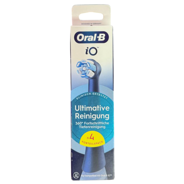 Насадки для электрической зубной щетки Oral-B iO Ultimative Reinigung, 4 шт (синие)