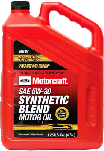 Масло моторное Ford Motorcraft Synthetic Blend Motor Oil 5W-30 4,73 л (461)