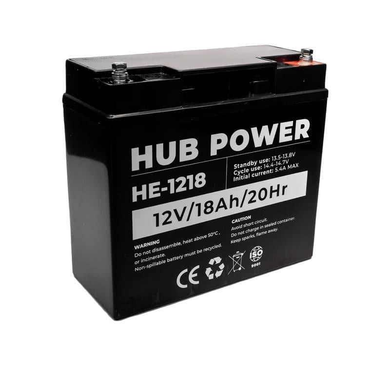 Аккумулятор Hub Power 12 В 18 Ач для ИБП HE-1218 (11777842) - фото 3